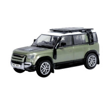 Oxford Diecast 76ND110003  Land Rover Defender 110 New Pangea Green OO Gauge