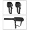 Adjustable Ankle Strap for Cable Machine Glute and Leg Workouts with Comfortable Support Black 2 5