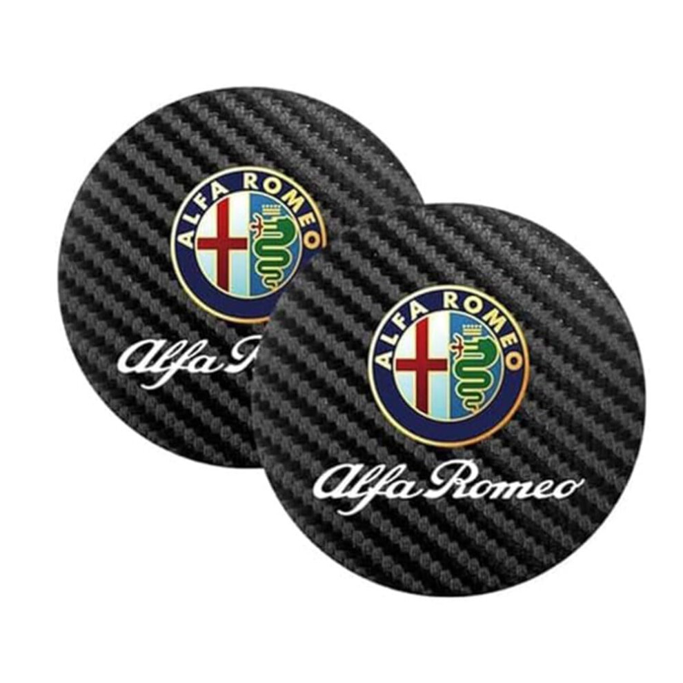 2 Pcs Car Cup Holder Coasters For Alfa Romeo 159, Waterproof And Easy Clean Scratch Protection 9119770628633