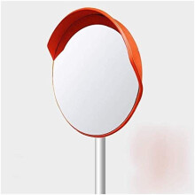 75cm Outdoor Convex Traffic Safety Mirror with Wide Angle View and Adjustable Viewing Angle