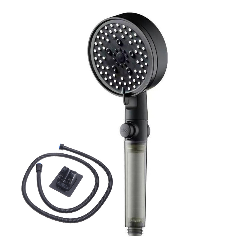 Hard Water Filter Shower Head, 4 Mode Handheld Powerful With Pause Switch, Water Saving High Pressure 9466005954938