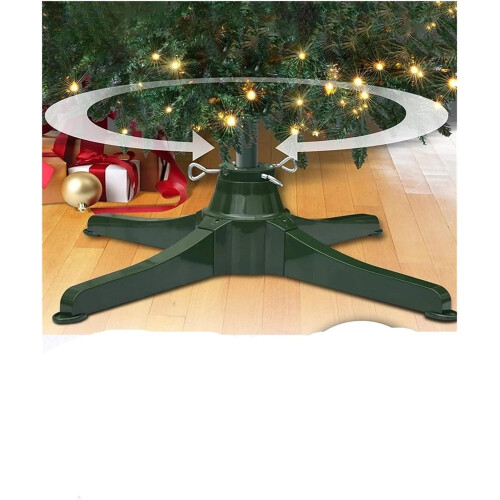 Large Automatic Christmas Tree Rotating Stand with TwoWay Spin and Stable Base 6580cm 2