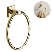 Anneau porte-serviettes mural moderne pour salle de bain, robuste, en acier inoxydable, style antique élégant, gain de place, idéal pour un