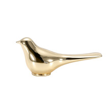 Dekorative figurer guldfugle keramiske statuer til stue soveværelse moderne boligindretning gavevalg statue guld keramiske fugle moderne ornament