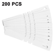 Etichette riutilizzabili per piante, in PVC flessibile giallo, ideali per il giardinaggio, perfette per etichettare vivai, giardini e serre (200