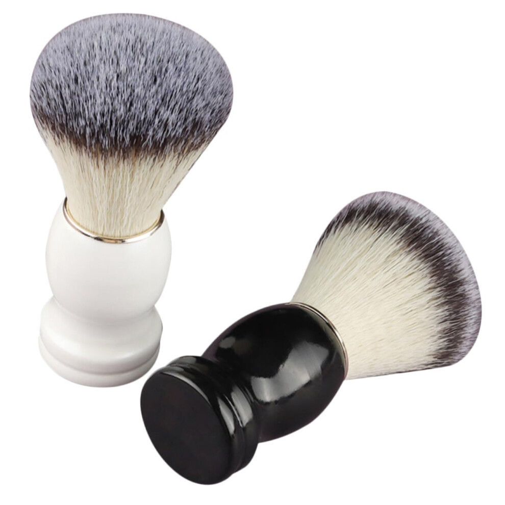 2pcs Shaving Brush for Men Beard Cleaning and Mustache Grooming with Fast Dry Bristles