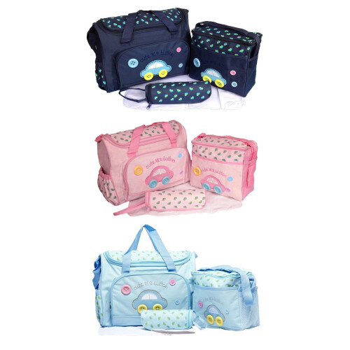 Sac à langer pratique pour bébé, ensemble de 4-Bleu profond 1