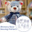 Memory Bear Sewing Instructions, Practice Designs for Quilting  10 Sewing Practice Templates for Home Craft Projects 2