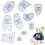 Memory Bear Sewing Instructions, Practice Designs for Quilting  10 Sewing Practice Templates for Home Craft Projects 4