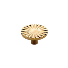 Stylish Gold Cabinet Knobs, Solid Brass Petal-Shaped Handles for Kitchen Cabinets, Multipack Zinc Alloy Hardware with Water-Resistant Surface