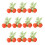 Mandarine artificielle réaliste avec Simulation de feuilles,-L 1