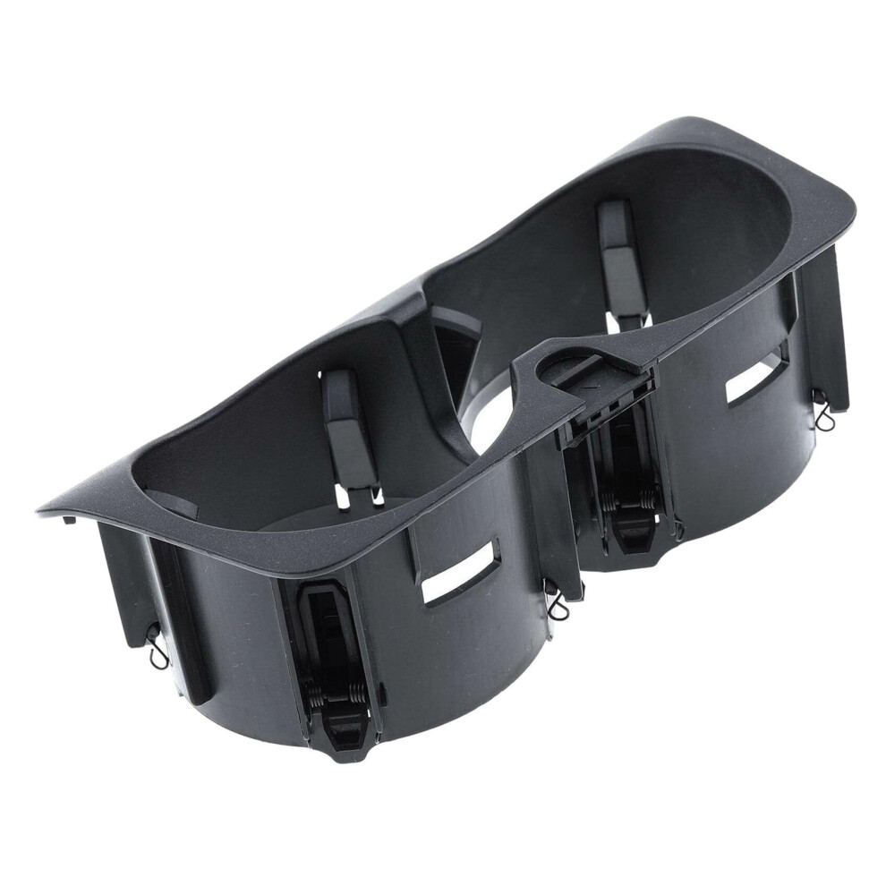 Dual Cup Holder Insert Front Console For Mercedes Benz Cclass W205 Fit 20152018 Black 9189345560095