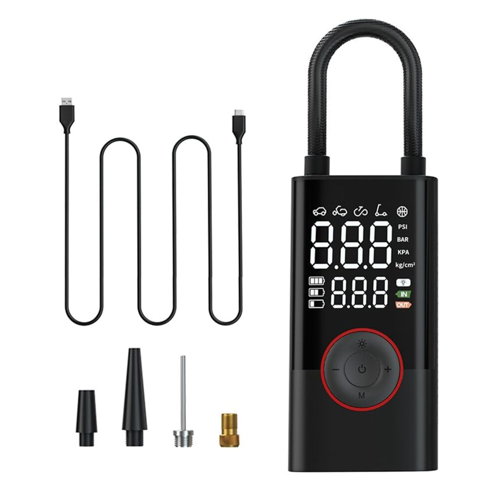 Digital Tire Inflator Pump, Efficient, Fast Inflation, Easy Storage For Car Jump Starter, Maintenance 9001264825676