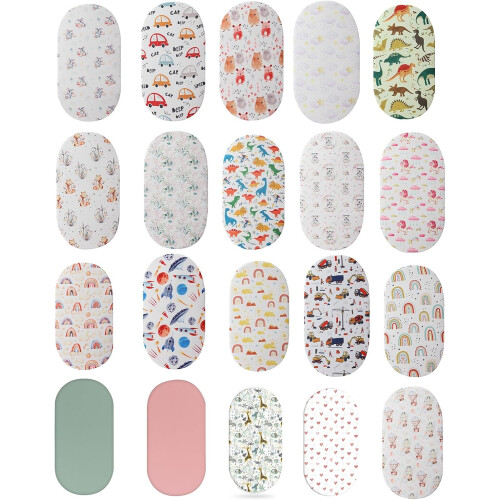 Cozy crib sheet for bassinet, comfortable cotton, fits multiple shapes, oval, rectangular style 8 2