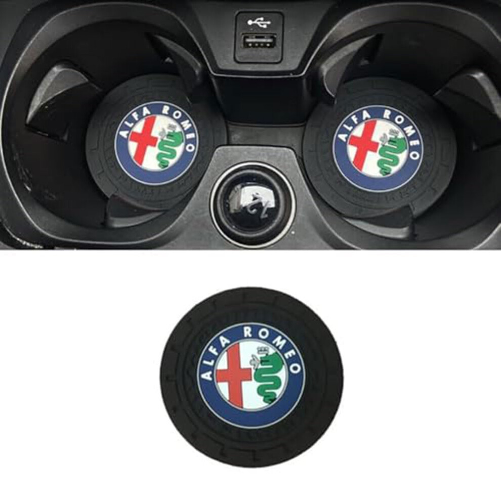 2 Pcs Car Cup Holder Coasters For Alfa Romeo Tonale Suv, Nonslip Waterproof Scratch Protection 9426802770520