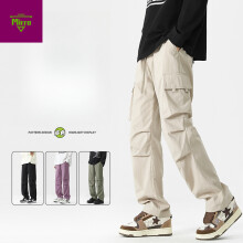 Men's Clothing  Casual Autumn Men's Workwear Casual Long Pants Stretch Straight Functional Large Pocket Cargo Pants
