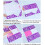 TShirt Folding Board, Special Pattern, Folding Board for Clothes (Pink Purple) 4