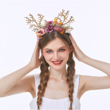 Simulare crenguță de păr cercei, atrăgătoare și frumoase, decorative și memorabile recuzită foto, potrivite pentru cosplay și petreceri de
