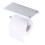 Elegant toiletpapirholder, integreret telefonhylde til problemfri multitasking, rustfri aluminiumslegeringskonstruktion 2