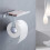 Elegant toiletpapirholder, integreret telefonhylde til problemfri multitasking, rustfri aluminiumslegeringskonstruktion 3