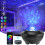 Proiector de lumină nocturnă înstelată, Călătorie celestială, pentru decorul dormitorului, difuzor Bluetooth, control inteligent prin 1