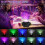 Proiector de lumină nocturnă înstelată, Călătorie celestială, pentru decorul dormitorului, difuzor Bluetooth, control inteligent prin 5