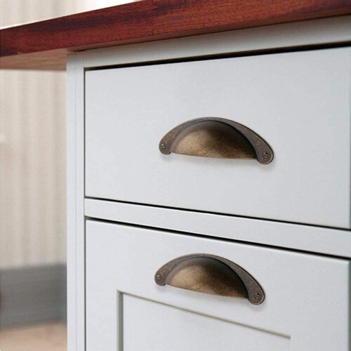 Elegant Cup Pulls, Shell Shaped Furniture Handle For Timeless Appeal 2