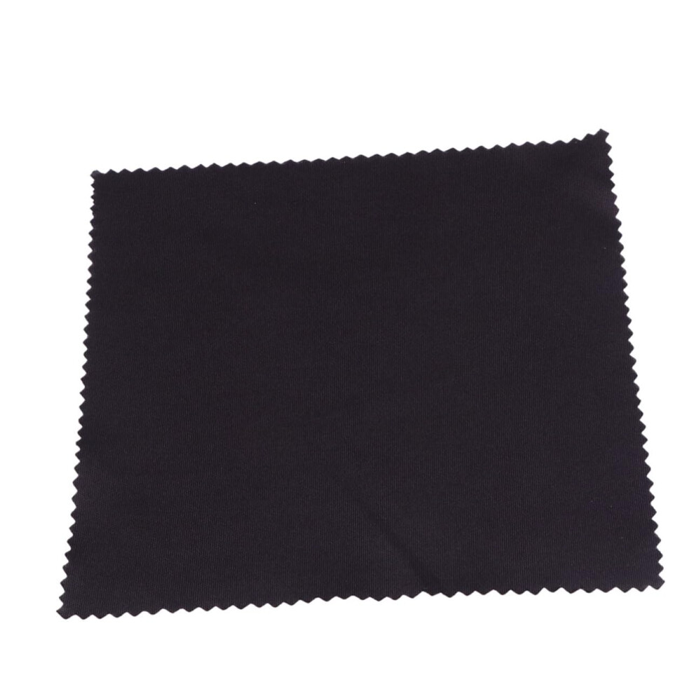 Black 100Pcs Microfiber Cleaning Cloths For Glasses Screens Lenses Scratch Quick Drying Reusable