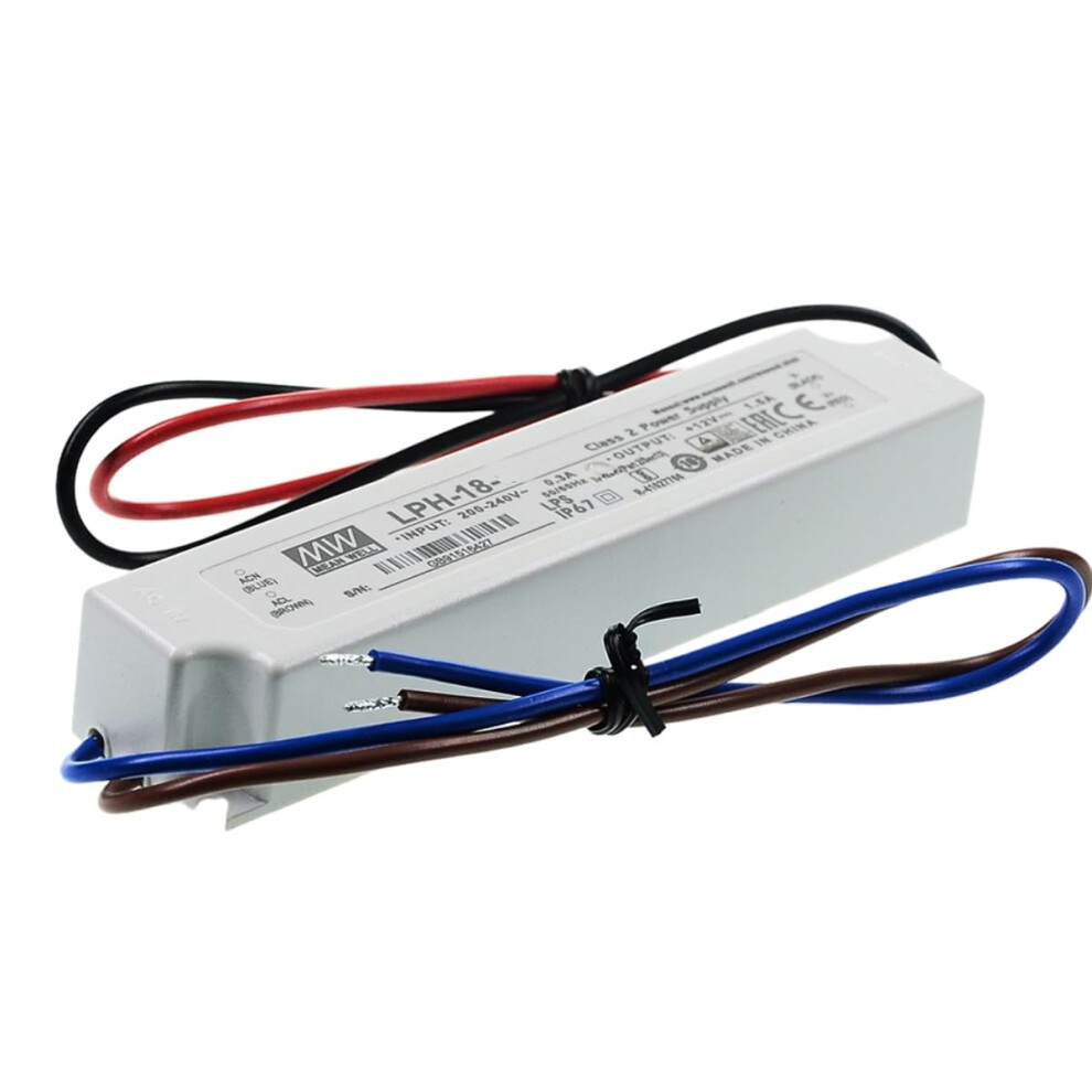 Mean Well Lph 18W 1.5A Led Driver Lph1812 9119770631411