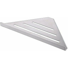 Elegante hoekplank voor de badkamer, solide constructie uit één stuk voor stevigheid en duurzaamheid, robuuste, roestvrije roestvrijstalen