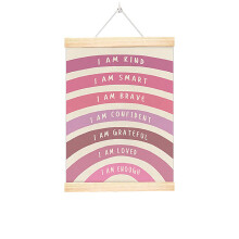 Rainbow Affirmation Poster for Children-50 x 70cm Style C