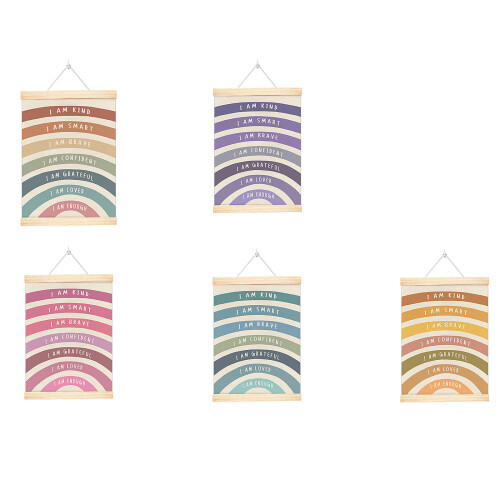 Rainbow Affirmation Poster for Children-50 x 70cm Style C 1