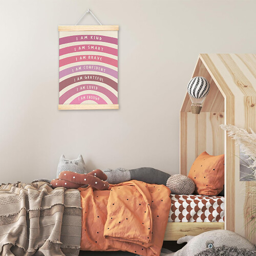 Rainbow Affirmation Poster for Children-50 x 70cm Style C 2