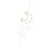 Handmade White Shell Moon Chimes Dreamcatchers for Home Garden 1