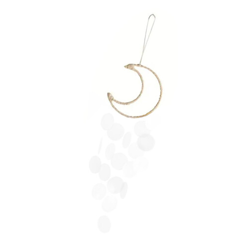 Handmade White Shell Moon Chimes Dreamcatchers for Home Garden