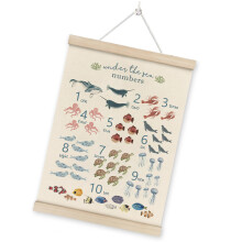 Ocean Animal Number Posters for Classrooms-50 x 70cm Style B