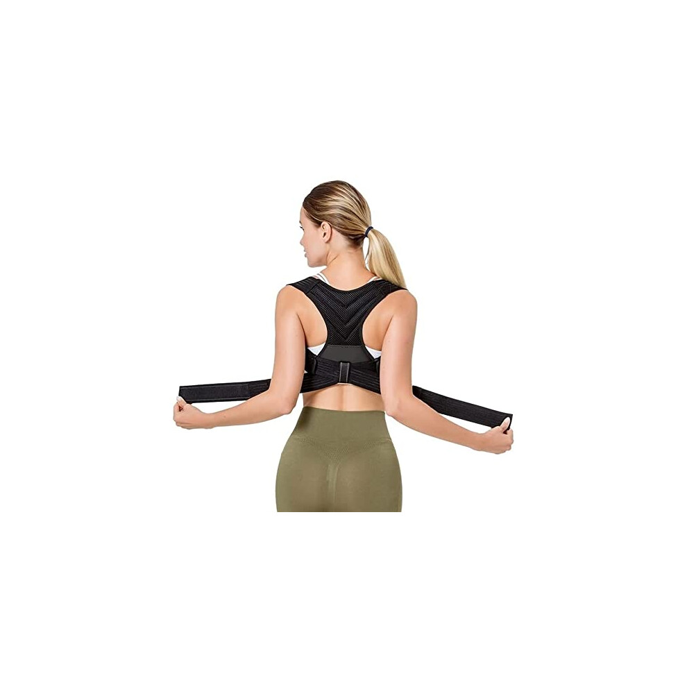 Posture correction, adjustable, corset, back therapy, shoulder and lumbar support