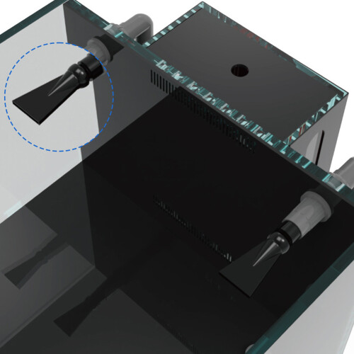 Efficient Fishtanks Water Return Duckbill-Transparent long duc 1