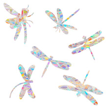 6 Pieces Static Window Stickers Colorful Bird Stickers for Window Decoration AntiCollision Window Decals for Glass Surfaces for Home and Office