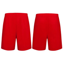 (Blank Red, 20(115-125cm)) Free Print Number!Solid Football Training Shorts Mens, Kids Summer Bottoms Running Basketball Soccer Shorts