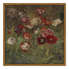 Flower Classical Floral Scenic Oil Painting Canvas Wall Art, 10'x10'