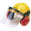 Draper Safety Helmet with Ear Muffs and Visor 1