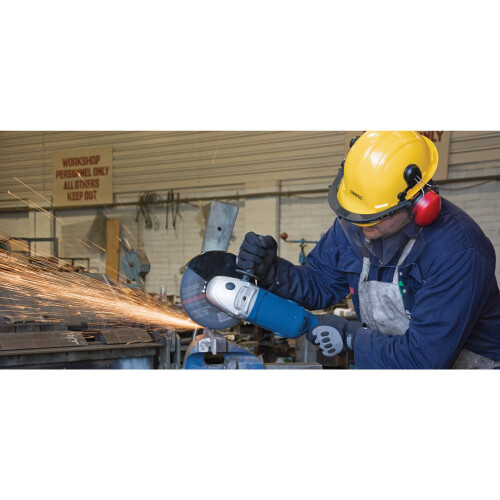 Draper Safety Helmet with Ear Muffs and Visor 1
