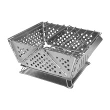 Foldable Fire Basket Camping Grill Stove Burner Versatile Bonfire Grill for Terrace BBQ Easy Assembly