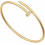 Bracelet en acier inoxydable à clous, orné de diamants 1