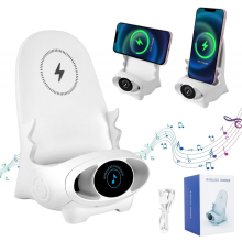 Portable Mini Chair Wireless Charger Phone Holder,Wireless Fast Charger Multifunctional Phone Holder, Multifunctional Wireless Fast Charging