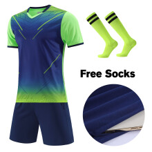 (917 Green, M Height 165-170CM) Adult Football Jerseys Shorts With Pockets  Socks 2025 Children's Soccer Clothes Maillot de football Men Training Kits
