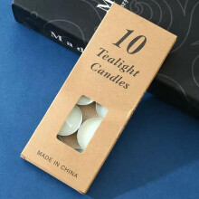 Tealight Candles 1 Hour Smokeless Unscented Ghee Wax with Cotton Wick for Weddings Shabbat Christmas