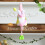 Handmade Plushes Easters Bunnys Gnomes Long Legged-Yellow 7