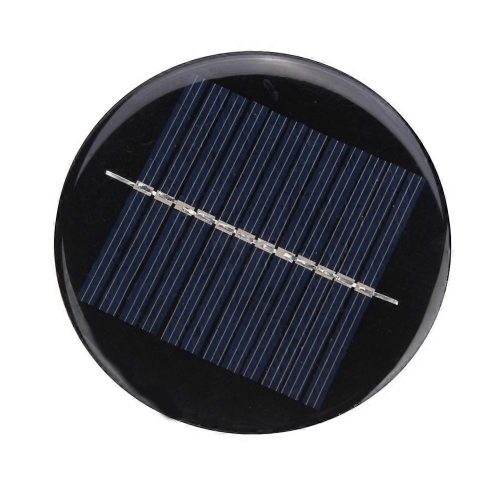 20244PCS 6V 80MM Diameter Round Portable Stable Efficient Polycrystalline Silicon Solar Cell Panel 1